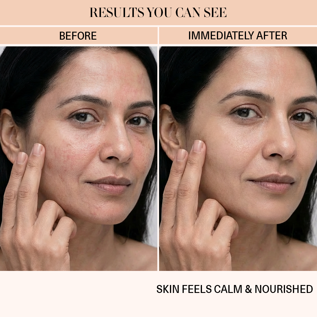 anti aging face oil before and after result