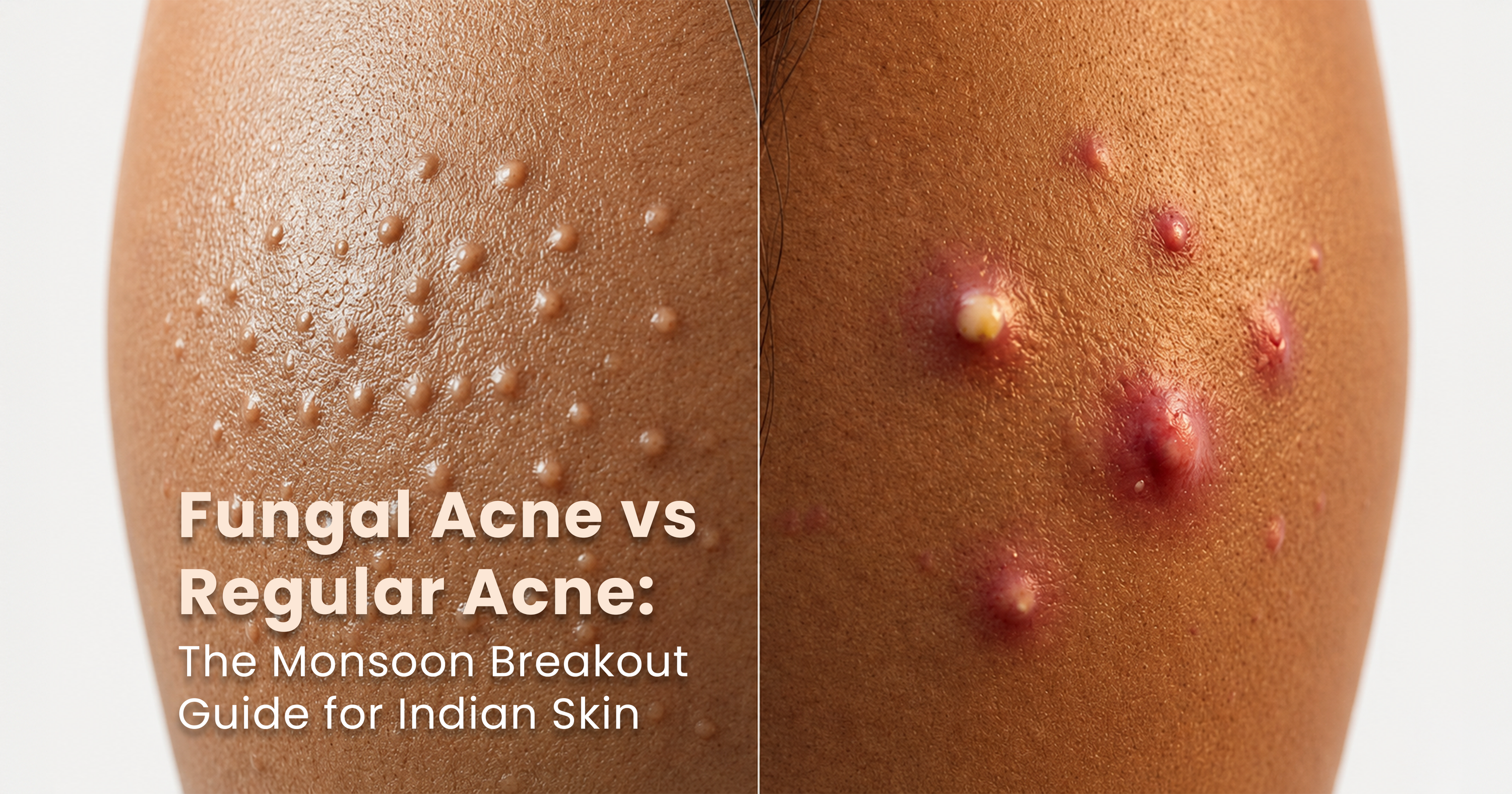 Fungal Acne vs Regular Acne: The Monsoon Breakout Guide for Indian Skin