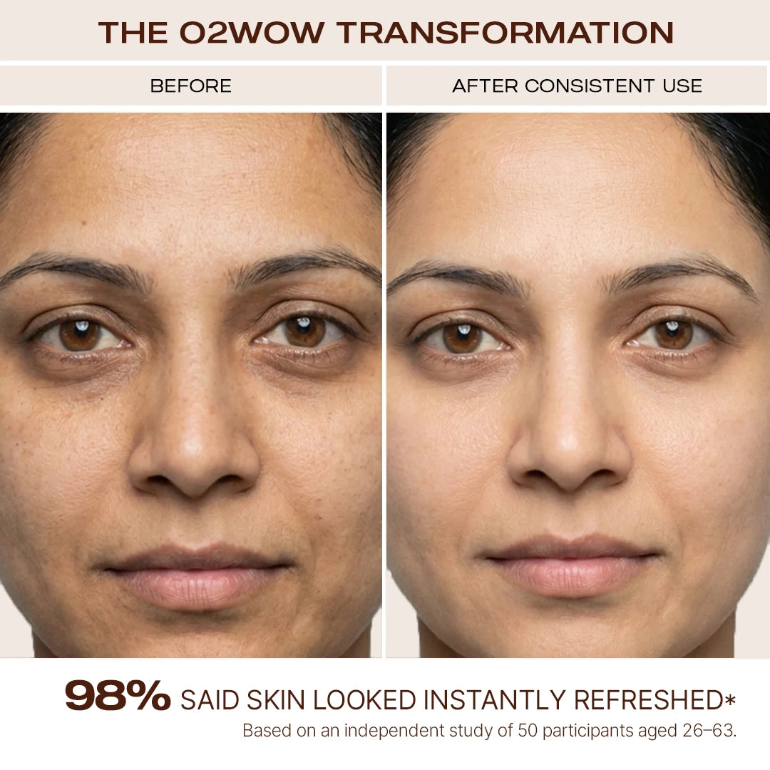 O2WOW! Oxygenating &amp; Firming Mask | Detan &amp; Skin Brightening