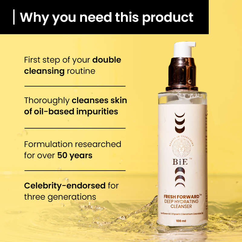 double cleansing -cleanser for acne prone skin